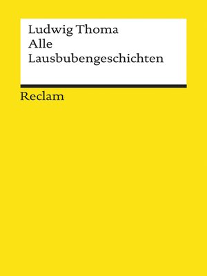 cover image of Alle Lausbubengeschichten